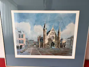 Leo Wisselink - Binnenhof 'De Ridderzaal' kopen? Bied vanaf 100!