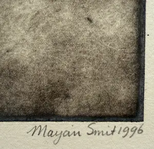 Marjan Smit - handgesigneerde zeefdruk | 'Zonder titel' | 1996 kopen? Bied vanaf 10!