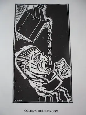 Peter Alma - Reprint van 8 satirisch houtsnede met tekst van Jan Rogier kopen? Bied vanaf 1!