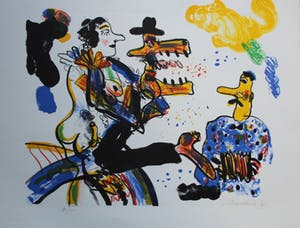 Anton Martineau - zeefdruk: Tango - 1998 kopen? Bied vanaf 75!