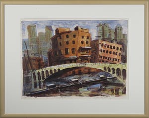 Jeroen Hermkens - Litho, Shanghai - Ingelijst kopen? Bied vanaf 50!