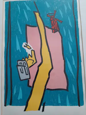 Peter Louman - Zeefdruk, Titel Zaanstad & Land. kopen? Bied vanaf 40!