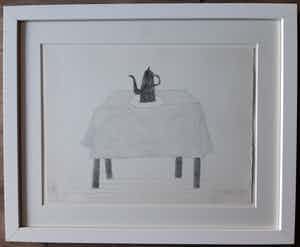 Klaas Gubbels - tafel met kan. LAGE STARTPRIJS! verkocht voor € 195!