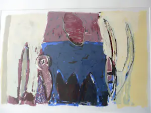 Piet Warffemius - Piet Warffemius, Zeefdruk, titel Het Masker uit 1989 kopen? Bied vanaf 35!