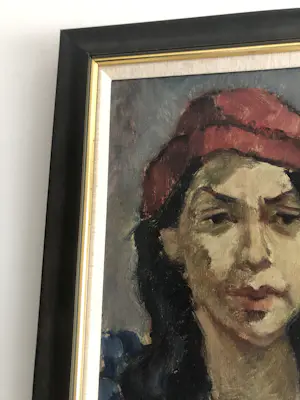 Rien Goené - Portret van een jonge vrouw kopen? Bied vanaf 600!