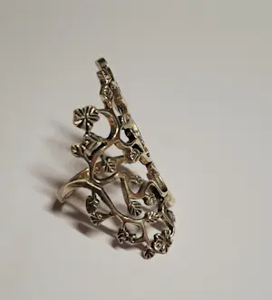 nieuwe Vintage zilveren handgemaakte echte Zwitserse filigraan  setting kopen? Bied vanaf 80!