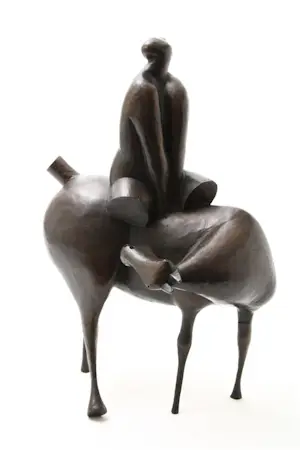 Peter Harskamp - Ruiter te paard. kopen? Bied vanaf 2350!