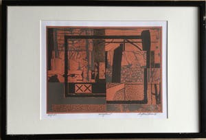 Christiaan Paul Damste - Moyland & Muur | 2 kleurenlitho's - ingelijst kopen? Bied vanaf 49!