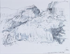 Franscz Witte - Gemengde techniek, Tussen ag. Dimitrios en Traghila kopen? Bied vanaf 1!