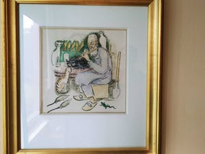 Kees van Dongen - Heilige Franciscus musicerend voor de dieren. kopen? Bied vanaf 100!
