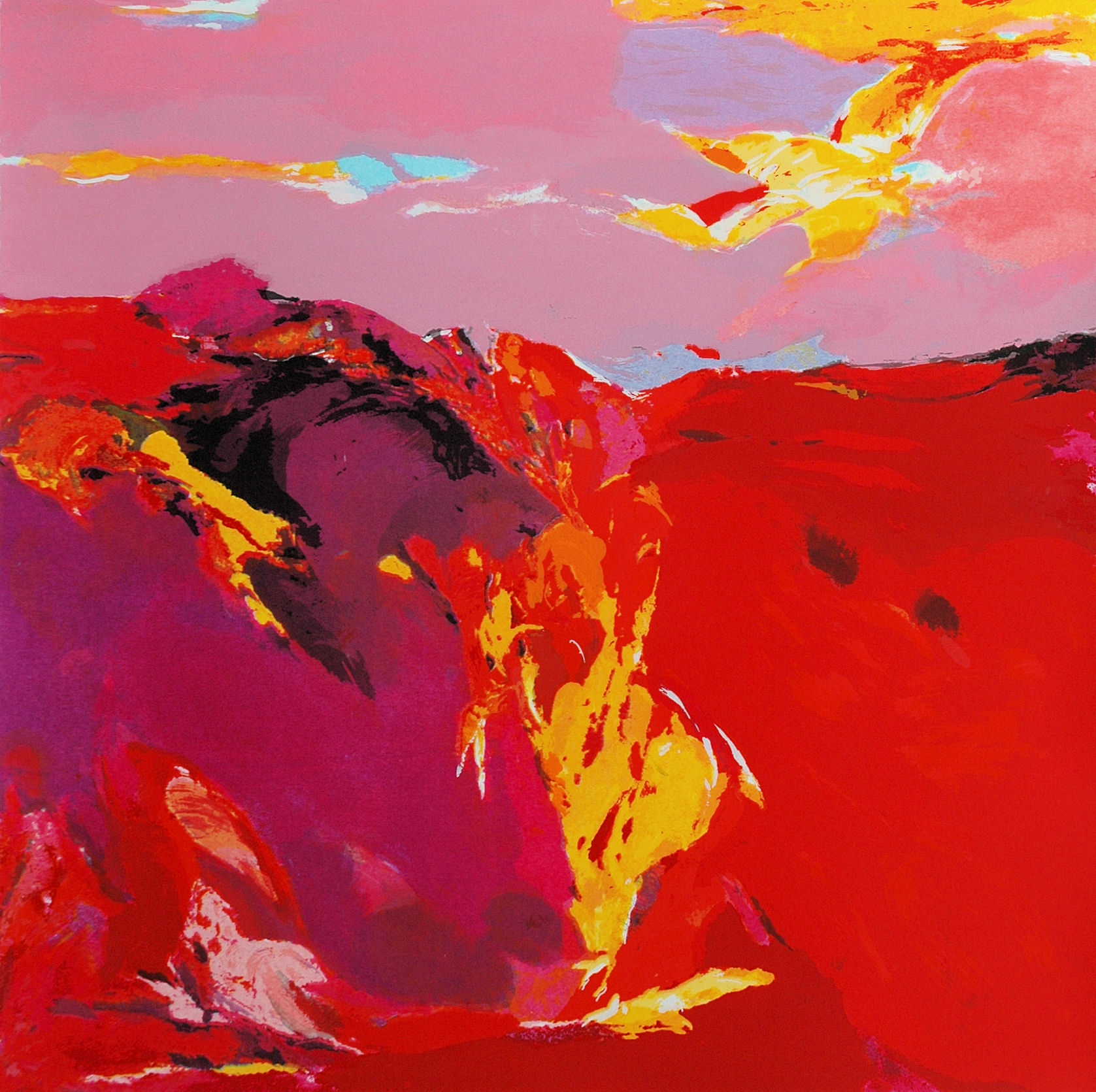 Marion Bakker - Burning landscape II kopen? Bied vanaf 55!