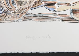 Arie van Geest - Aquarel, Liggende vrouw met kind kopen? Bied vanaf 100!