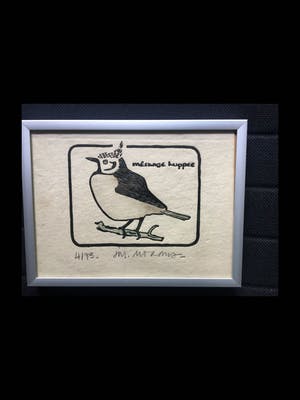 Niet of onleesbaar gesigneerd - Mesange Hupee - kuifmees kopen? Bied vanaf 10!