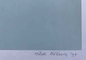 Hilde Mohring - kleurenzeefdruk - 'De boot naar Halsskov' - 1979 (Eigen druk) kopen? Bied vanaf 70!