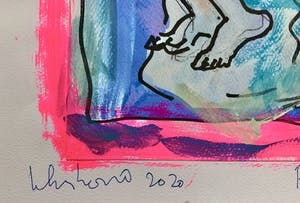 Peter Klashorst - Homage aan “the kiss” van Rodin kopen? Bied vanaf 1!