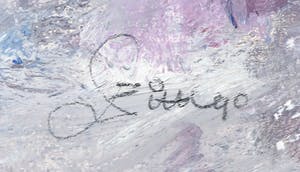 Franscz Witte - Acryl op papier, Zonder titel kopen? Bied vanaf 1!