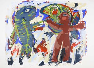 John Lie a Fo - Zeefdruk, Zonder titel kopen? Bied vanaf 1!