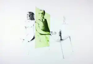 Kees Spermon - Zeefdruk, Conservation piece green verkauft für € 35!