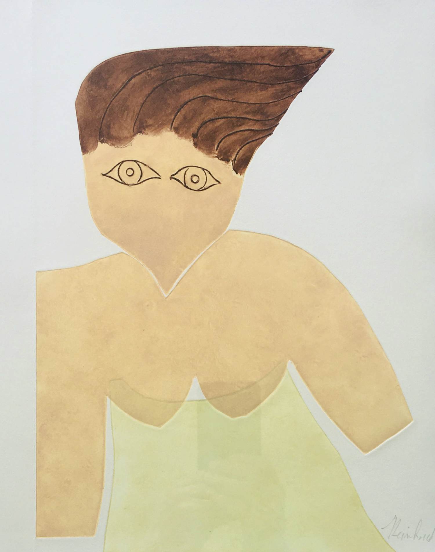 Reinhoud D'Haese - Aquatint uit de portfolio Impromptu - Ingelijst kopen? Bied vanaf 195!