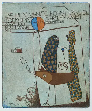 Michel van Overbeeke - De toekomst, aquatint ets kaufen? Bieten Sie von 40!