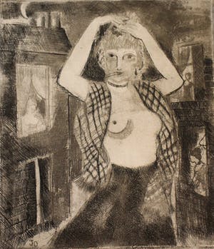 Jeanne Bieruma Oosting - Map met 12 etsen: Une selection des fleurs du mal - 1976 kopen? Bied vanaf 250!
