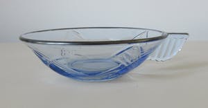 Curiosa - Art Deco 7-delige persglazen fruit set met verzilverde rand kopen? Bied vanaf 1!