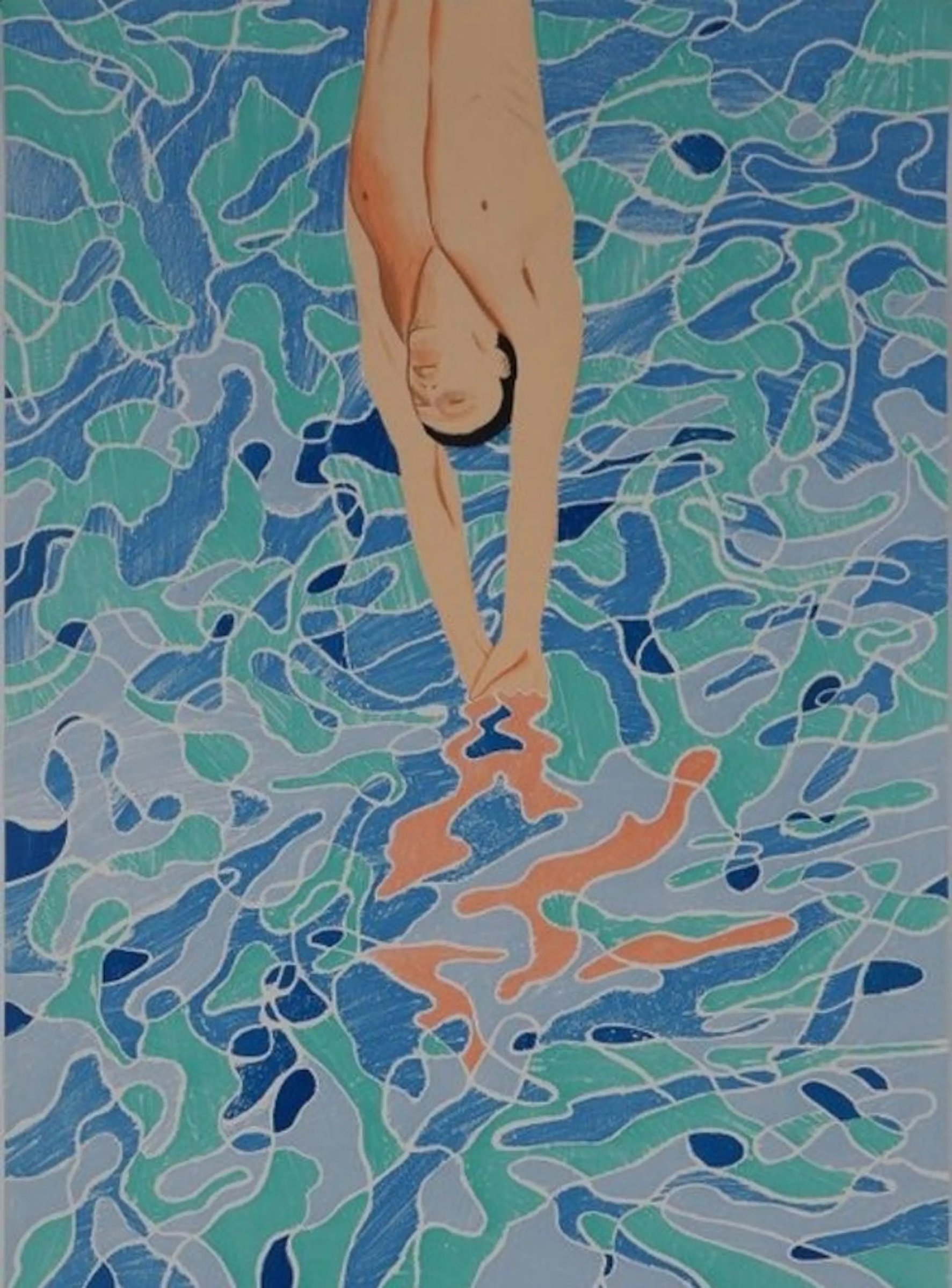 AcheterDavid Hockney - The Diver? Enchérissez de 175!