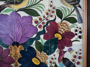 Koninklijke Fabriek van Muurtegels J. van Hulst - Amphora Flora Fauna kopen? Bied vanaf 450!