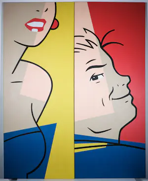 Luc Verschuuren - Acryl op doek, Au Choix I & III (Groot) kopen? Bied vanaf 350!