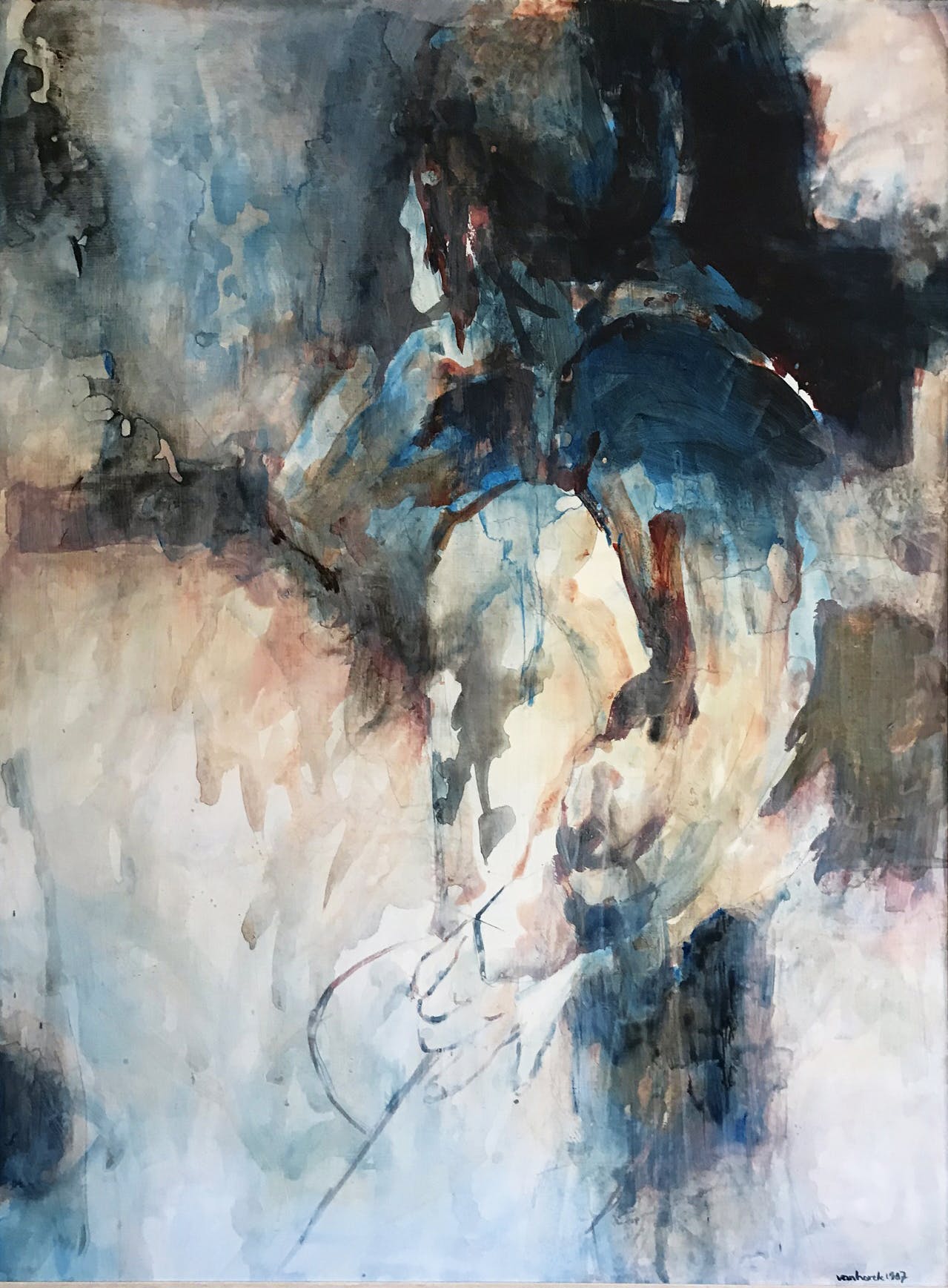 Hans Vanhorck - Man leaning out of the window kopen? Bied vanaf 695!