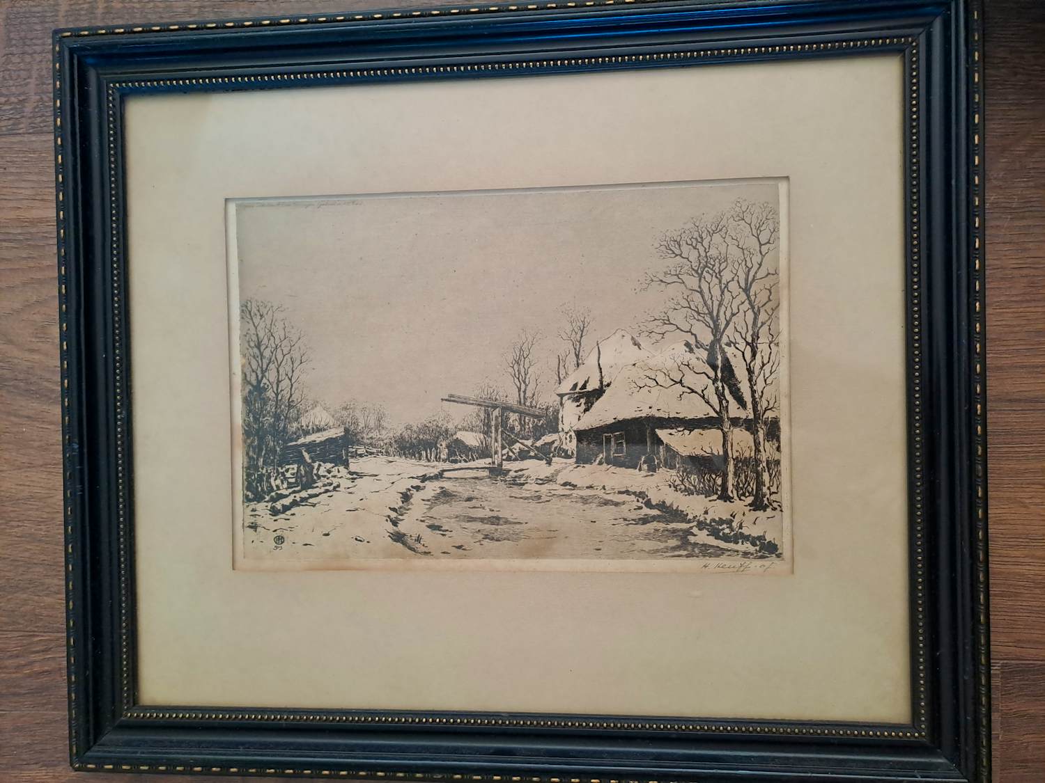 Herman Heuff - winterlandschap kopen? Bied vanaf 30!