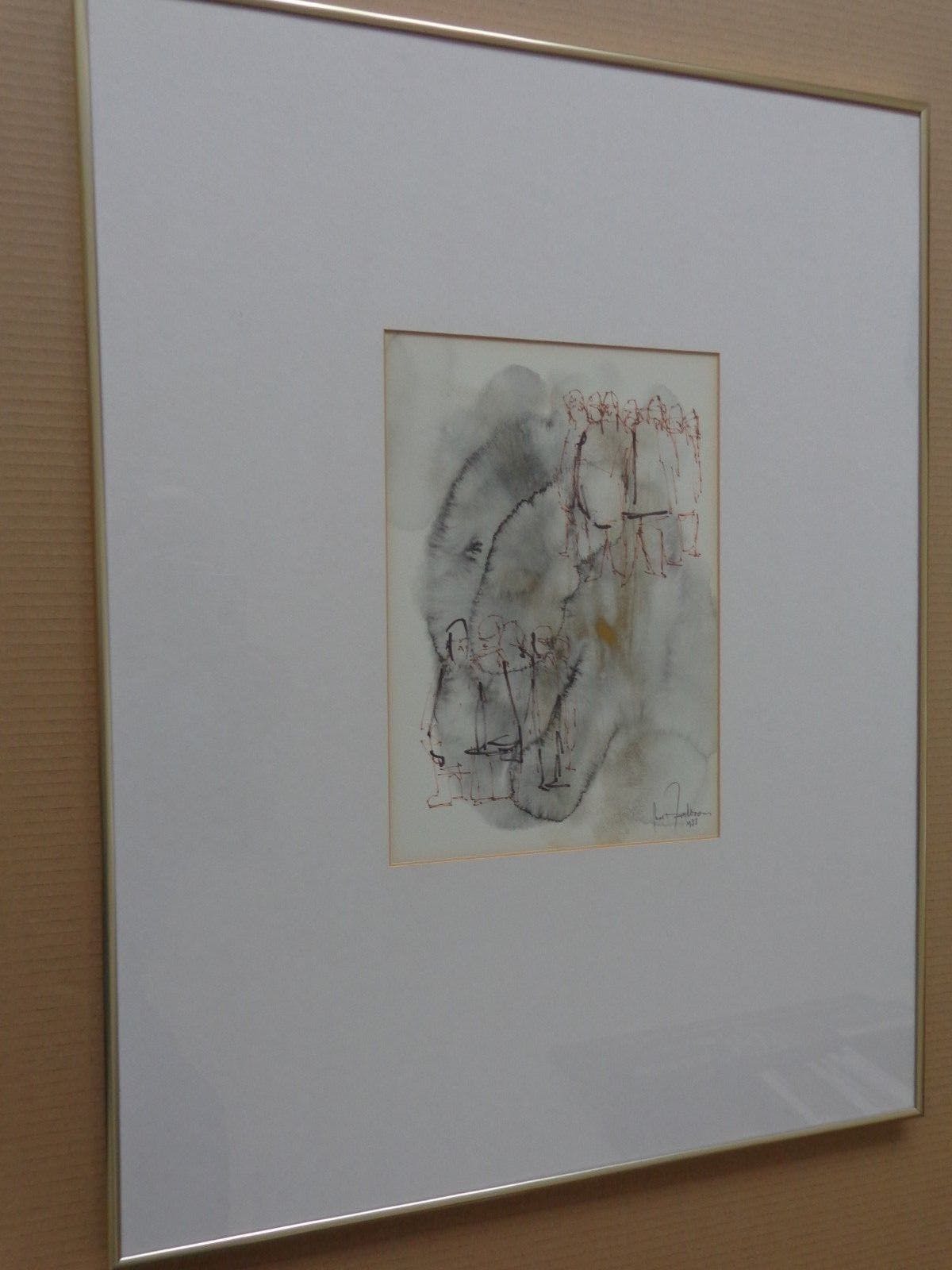Max Appelboom - FIGUREN / ORIGINEEL WERK / 65x50cm / KADER / SIG / 1988 kopen? Bied vanaf 70!