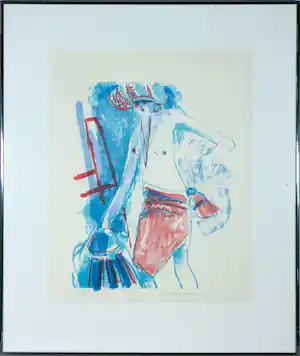 Jan Peter van Opheusden - Litho, Waterdraagster - Ingelijst verkauft für € 40!