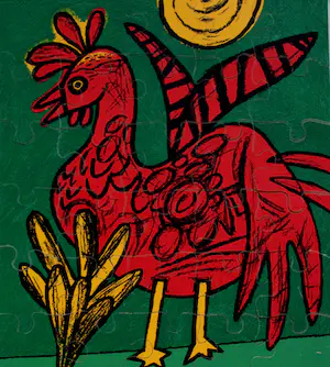 Corneille - houten puzzel: Vogel kaufen? Bieten Sie von 25!