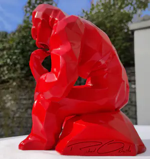 Richard Orlinski - THINKING KONG / KONG PENSEUR – Skulptur kopen? Bied vanaf 320!