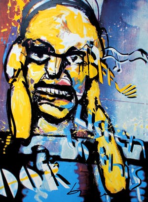 Herman Brood - zeefdruk: Oor: Listen to this kopen? Bied vanaf 295!