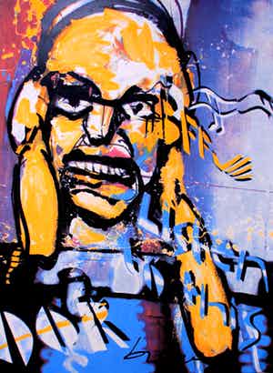 Herman Brood - zeefdruk: Oor: Listen to this verkocht voor € 295!