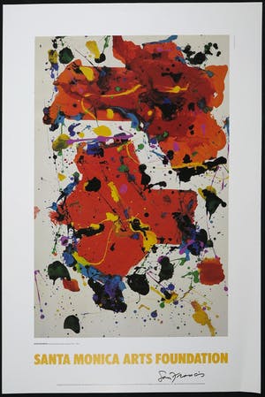 Sam Francis - Handgesigneerd affiche, Santa Monica Arts Foundation kopen? Bied vanaf 100!
