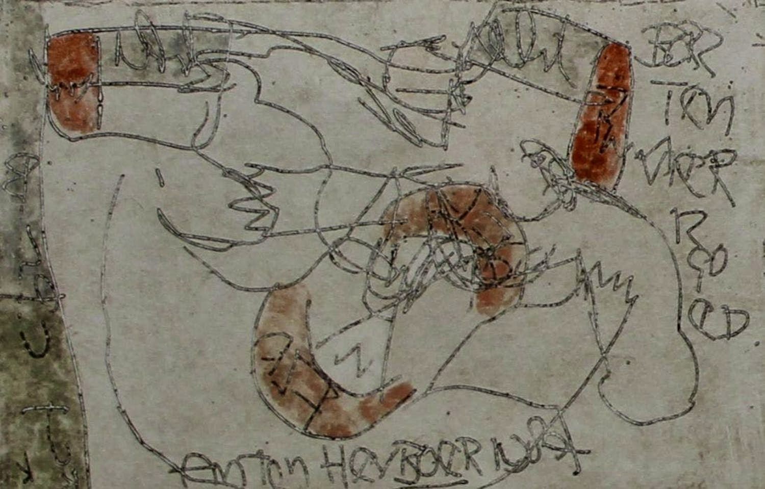 Anton Heyboer - Ingelijste ets - 1984 kopen? Bied vanaf 200!