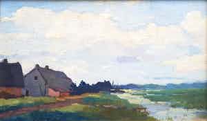 Hendrik Weegewijs - 2x Boerderijgezicht verkocht voor € 250!