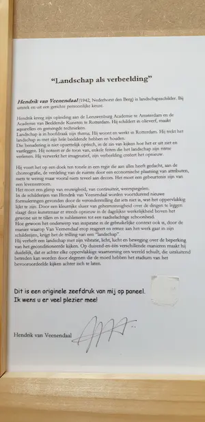 Hendrik van Veenendaal - Landschap kopen? Bied vanaf 80!