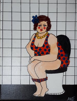 Anke Peddemors - kunst voor in het kleinste kamertje kopen? Bied vanaf 15!