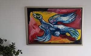 Martin van Wordragen - Een van zijn betere werken, mooi kleurenspel EN GROOT! kopen? Bied vanaf 295!