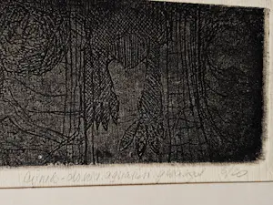Sjoerd Elzer - monochrome reliëf ets + aquatint - 1968 - abstract - zeer kleine oplage (6/10) kopen? Bied vanaf 38!