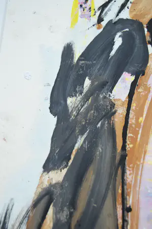 Leo de Jong - Expressionistisch figuur in gemengde techniek. kopen? Bied vanaf 75!