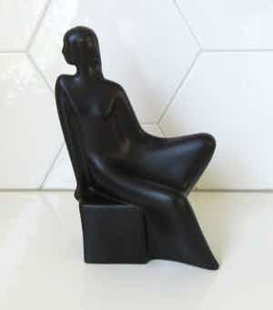 Porta Celi - Jose Torres Guardia - Modernistische keramische sculptuur naakte da verkocht voor € 42!