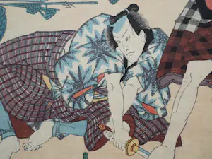 Toyokuni Utagawa II - Zwaardgevecht kopen? Bied vanaf 1!