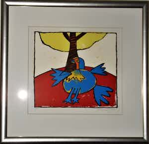 Corneille - l'Arbre jaune (prachtig gelijst!) verkocht voor € 299!