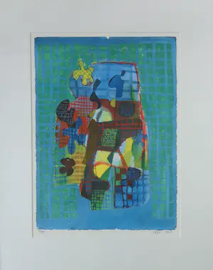 Anna Mes - COMPOSITIE I / GICLEE / 78x63cm / KADER / SIG / 2003 kopen? Bied vanaf 30!