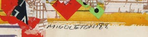 Sam Middleton - Collage, Zonder titel - Ingelijst kopen? Bied vanaf 1!